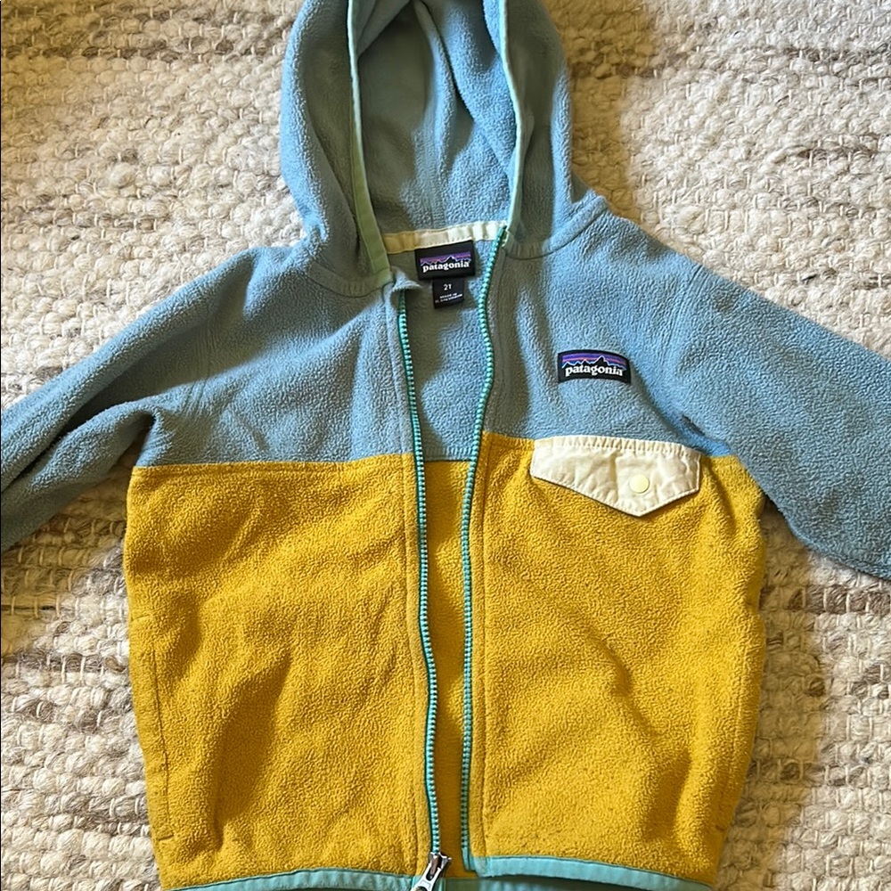 Patagonia Kids' Two-Tone Fleece Hoodie